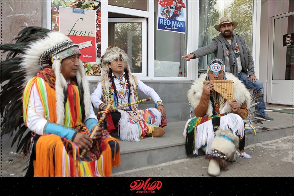 مهران احمدی در پشت صحنه فیلم سینمایی «مصادره»